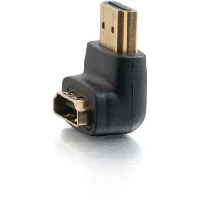 LASTAR INC. 40999 C2G HDMI to HDMI Adapter - 90 deg. Down - Male to Female - HDMI adapter - HDMI male to HDMI female - black - 90 deg. connector LASTAR INC. 40999 C2G HDMI to HDMI Adapter - 90 deg. Down - Male to Female - HDMI adapter - HDMI male to HDMI female - black - 90 deg. connector