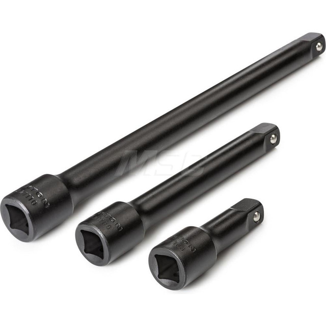 Tekton SIA92001 1/2 Inch Drive Impact Extension Set, 3-Piece (3, 6, 10 in.)