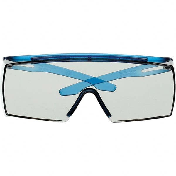 3M Safety Glass: Scratch-Resistant, Polycarbonate, Gray Lenses, Frameless, UV Protection 7100203195