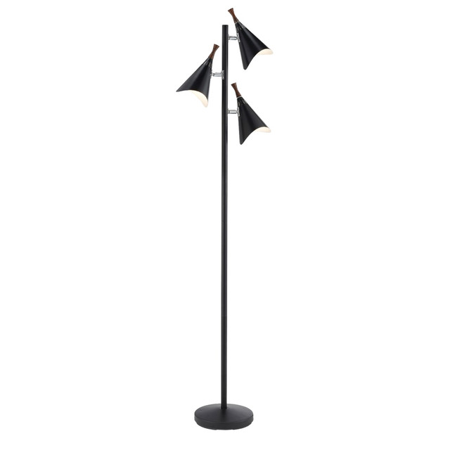 ADESSO INC 3236-01 Adesso Draper Tree Lamp, 68inH, Black