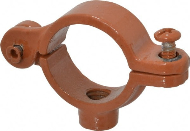 Empire 41HCT0100 Split Ring Hanger: 1" Pipe, 3/8" Rod, Malleable Iron, Epoxy Coated