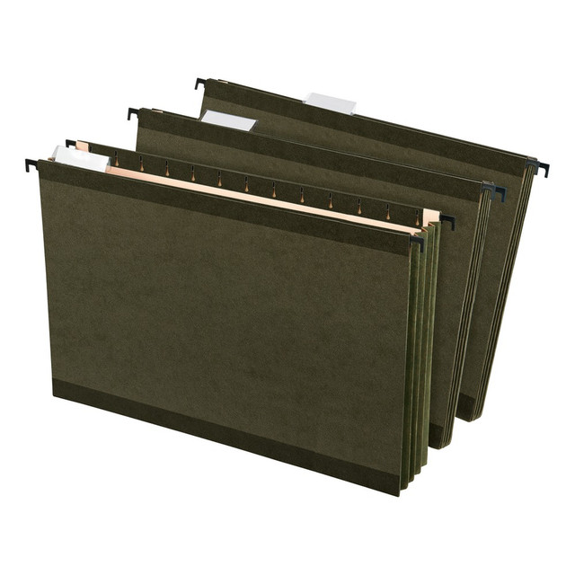 TOPS BRANDS 09317 Pendaflex SureHook Extra-Capacity Hanging Pockets, 3 1/2in Expansion, Legal-Size, Standard Green, Pack Of 4 TOPS BRANDS 09317 Pendaflex SureHook Extra-Capacity Hanging Pockets, 3 1/2in Expansion, Legal-Size, Standard Green, Pack Of 4