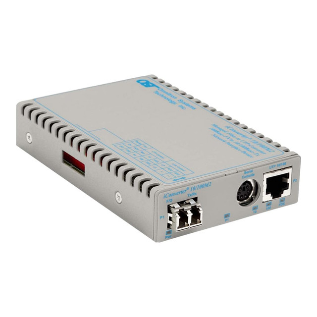 OMNITRON SYSTEMS TECHNOLOGY, INC. 8907N-1 Omnitron iConverter 10/100M2 - Fiber media converter - 100Mb LAN - 10Base-T, 100Base-FX, 100Base-TX - RJ-45 / LC single-mode - up to 18.6 miles - 1310 nm OMNITRON SYSTEMS TECHNOLOGY, INC. 8907N-1 Omnitron iConverter 10/100M2 - Fiber media converter - 100Mb LAN - 10Base-T, 100Base-FX, 100Base-TX - RJ-45 / LC single-mode - up to 18.6 miles - 1310 nm