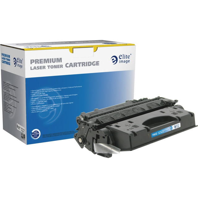 Elite Image ELI75632  Remanufactured Extra-High-Yield Black Toner Cartridge Replacement For HP 05X, CE505X