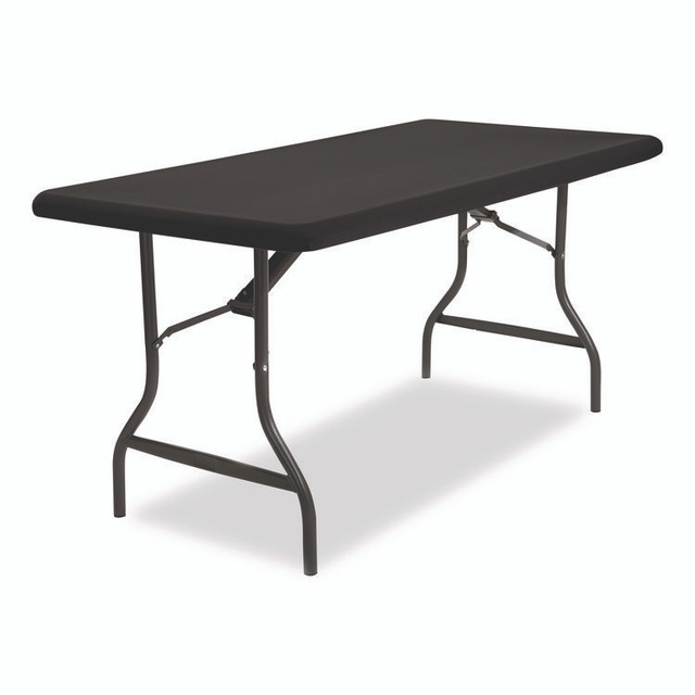 ICEBERG ENTERPRISES 16621 iGear Fabric Table Top Cap Cover, Polyester/Spandex, 30" x 72", Black