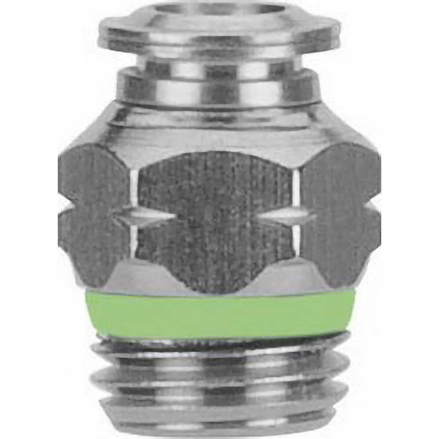 Aignep USA 60005-10-3/8 Push-to-Connect Tube Fitting: 3/8" Thread