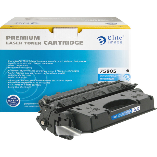 ELITE IMAGE 75805 Remanufactured Black High Yield Toner Cartridge Replacement For HP 80X, CF280X ELITE IMAGE 75805 Remanufactured Black High Yield Toner Cartridge Replacement For HP 80X, CF280X