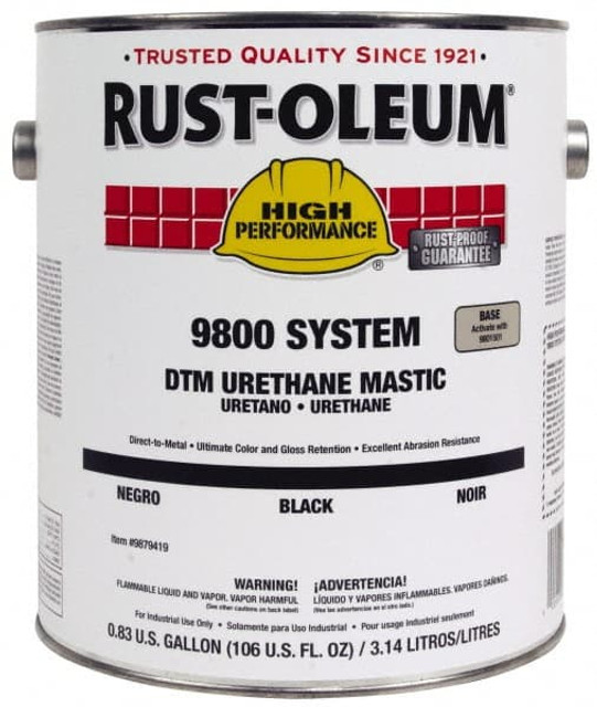 Rust-Oleum 9882419 Protective Coating: 1 gal Can, Gloss Finish, Gray & Silver