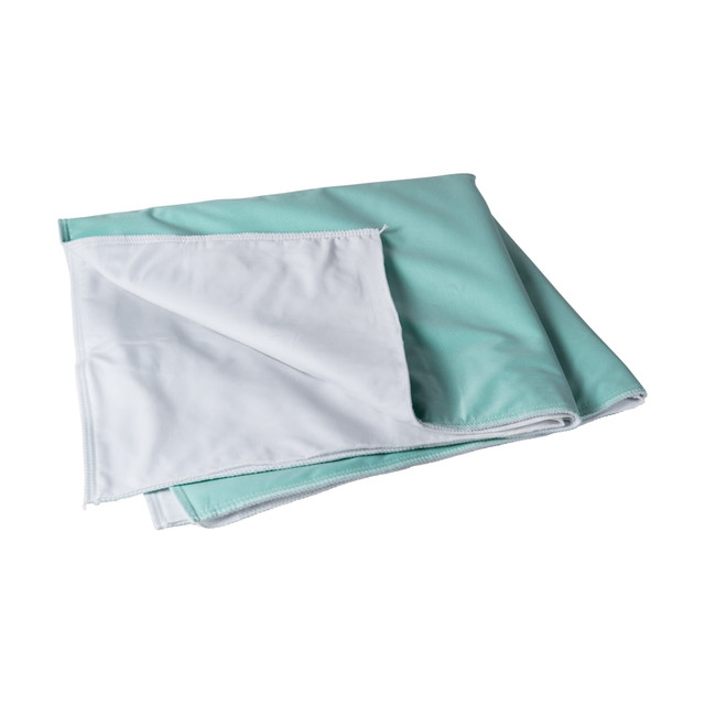 MABIS HEALTHCARE, INC. DMI 560-7064-0000  4-Ply Vinyl Reusable Incontinence Draw Sheet, 36in x 40in, Green