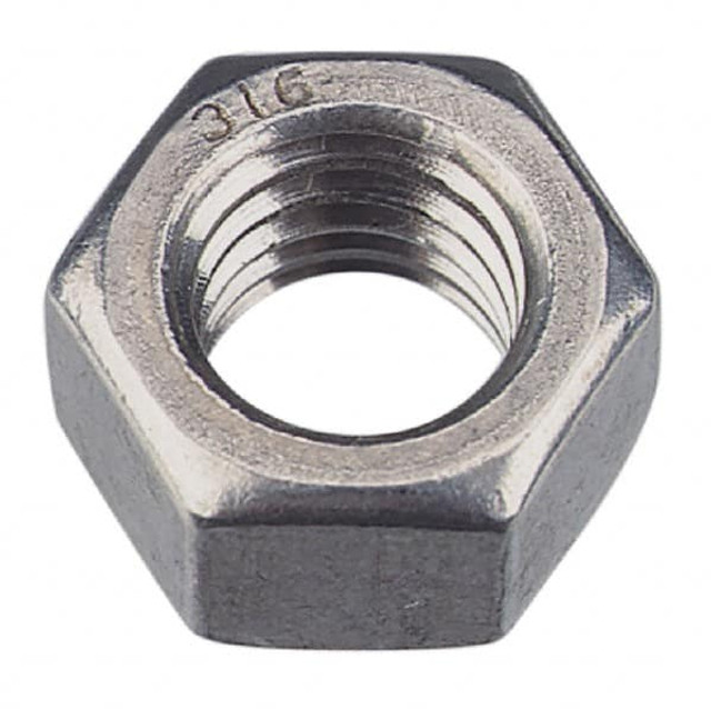 Value Collection 315212PS Hex Nut: M12 x 1.25, Class 10 Steel, Zinc-Plated