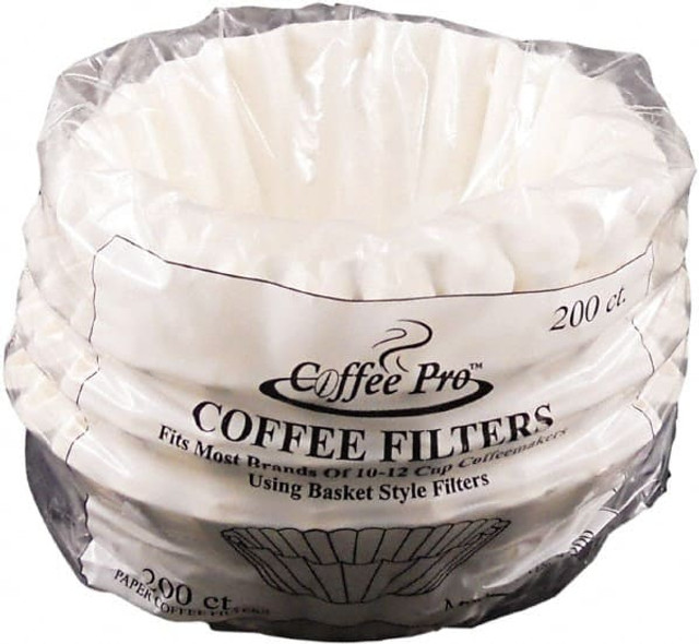Coffee Pro OGFCPF200 Coffee Filter: Fits Drip Coffeemakers, White