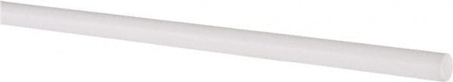 Value Collection 5503000 Plastic Rod: Polytetrafluroethylene, 6' Long, 1/4" Dia, White
