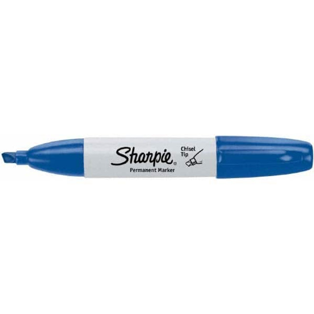 Sharpie 38203 Permanent Marker: Blue, AP Non-Toxic, Chisel Point