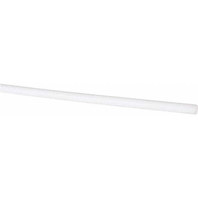 Value Collection 5503075 Plastic Rod: Polytetrafluroethylene, 5' Long, 3/16" Dia, White