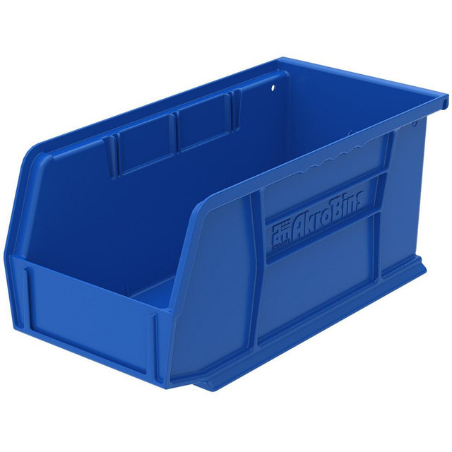 Akro-Mils 30230 BLUE Plastic Hopper Stacking Bin: Blue