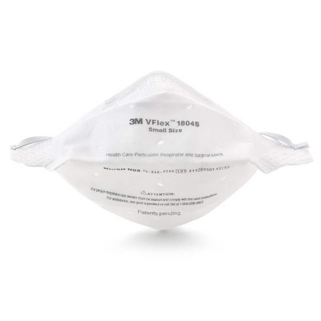 3M Disposable Respirators & Masks; Product Type: Healthcare Respirator; Niosh Classification: N95; Exhalation Valve: No; Nose Clip: Contains Nose Clip; Strap Type: Ear Loop; Size: Small 7100145154