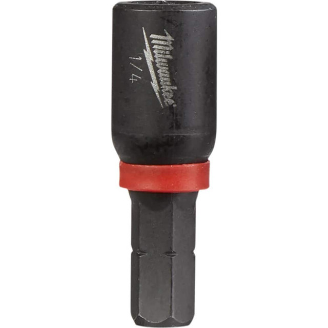 Milwaukee Tool 49-66-4712 Specialty Screwdriver Bits; Bit Type: Insert Bit ; Style: Single; Straight ; End Type: Single End ; Drive Size: 1/4in (Inch); Overall Length (Inch): 1-1/2 ; Material: Steel