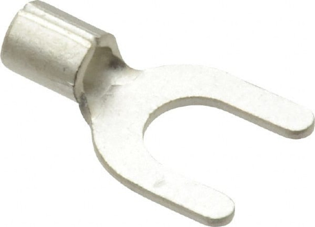 Ideal 83-6171 #10 Stud, 16 to 14 AWG Compatible, Noninsulated, Crimp Connection, Standard Fork Terminal