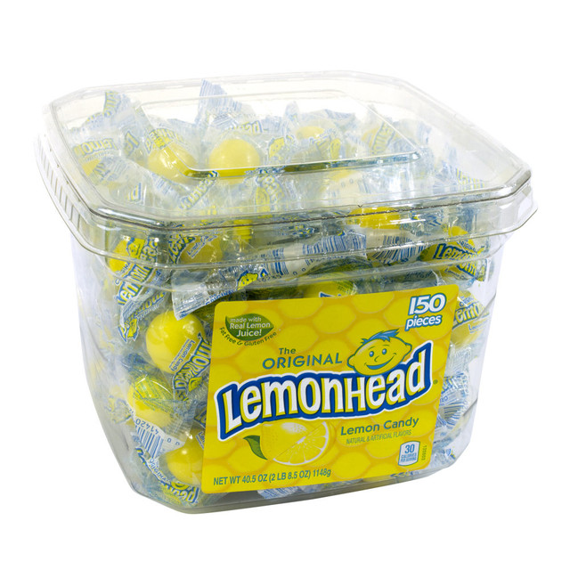 FERRARA CANDY COMPANY 209-00232 Lemonhead Tub, 150 Pieces FERRARA CANDY COMPANY 209-00232 Lemonhead Tub, 150 Pieces
