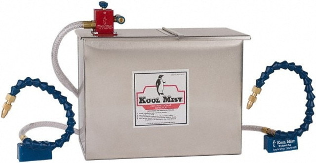 Kool Mist 354NF12 Tank Mist Coolant System: 4.9 gal Stainless Steel Tank, 4 Outlet