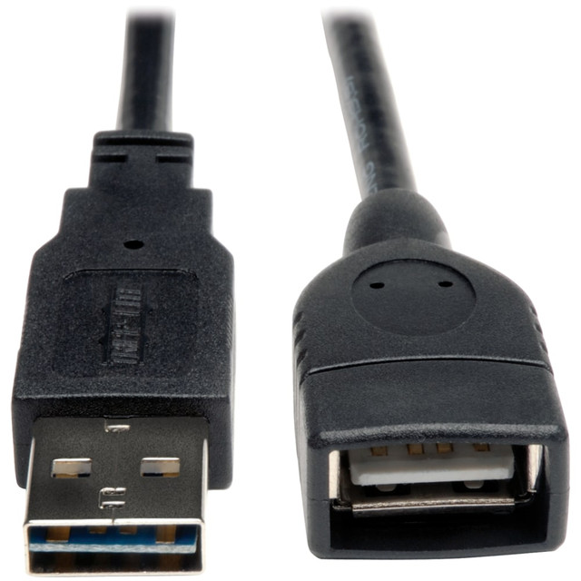 TRIPP LITE UR024-006 Eaton Tripp Lite Series Universal Reversible USB 2.0 Extension Cable (Reversible A to A M/F), 6 ft. (1.83 m) - USB extension cable - USB (F) to USB (M) - USB 2.0 - 6 ft - molded - black TRIPP LITE UR024-006 Eaton Tripp Lite Series Universal Reversible USB 2.0 Extension Cable (Reversible A to A M/F), 6 ft. (1.83 m) - USB extension cable - USB (F) to USB (M) - USB 2.0 - 6 ft - molded - black