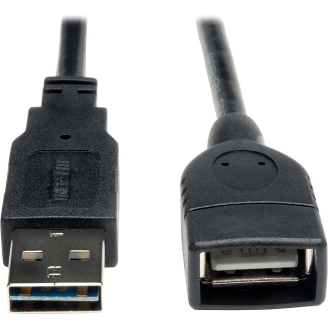 TRIPP LITE UR024-001 Eaton Tripp Lite Series Universal Reversible USB 2.0 Extension Cable (Reversible A to A M/F), 1 ft. (0.31 m) - USB extension cable - USB (F) to USB (M) - USB 2.0 - 1 ft - molded - black TRIPP LITE UR024-001 Eaton Tripp Lite Series Universal Reversible USB 2.0 Extension Cable (Reversible A to A M/F), 1 ft. (0.31 m) - USB extension cable - USB (F) to USB (M) - USB 2.0 - 1 ft - molded - black