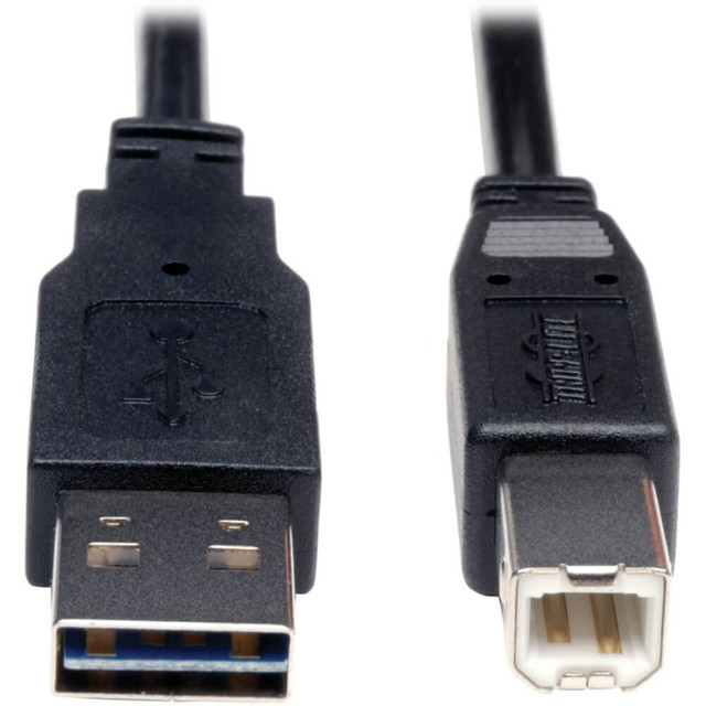 TRIPP LITE UR022-006 Eaton Tripp Lite Series Universal Reversible USB 2.0 Cable (Reversible A to B M/M), 6 ft. (1.83 m) - USB cable - USB Type B (M) to USB (M) - USB 2.0 - 6 ft - molded - black TRIPP LITE UR022-006 Eaton Tripp Lite Series Universal Reversible USB 2.0 Cable (Reversible A to B M/M), 6 ft. (1.83 m) - USB cable - USB Type B (M) to USB (M) - USB 2.0 - 6 ft - molded - black