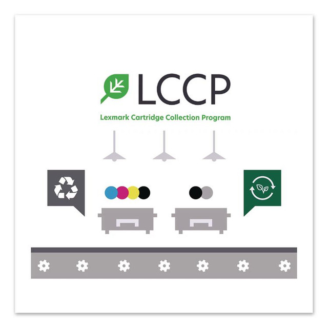 LEXMARK INT'L, INC. C341XY0 C341XY0 Return Program Extra High-Yield Toner, 4,500 Page-Yield, Yellow