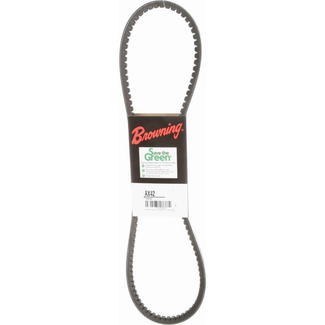 Browning 1089382 V-Belt: Section AX, 44.2" Outside Length, 1/2" Belt Width