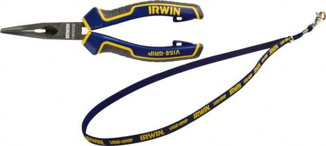 Irwin 4460351/4460349 6-3/4" Long, 3" Jaw Length Serrated Jaw, Bent Nose Plier