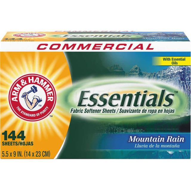 Arm & Hammer CDC3320000102BX Dryer Sheets; Scent: Mountain Rain ; Number Of Sheets: 144 ; UNSPSC Code: 0047131811