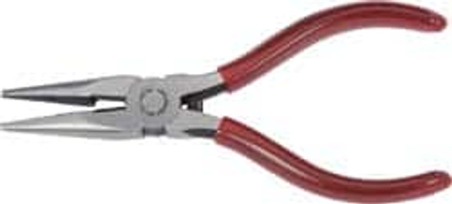 Proto J226-01G Needle Nose Plier: 2-5/8" Jaw Length, Side Cutter