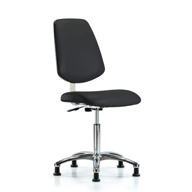 Blue Ridge Ergonomics MSC40405 Task Chair: Vinyl, Black