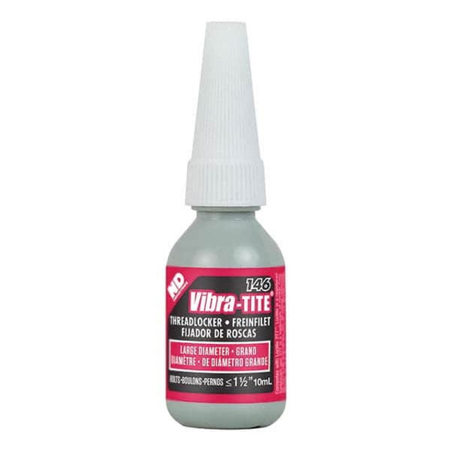 Vibra-Tite. 14610 Threadlocker: Red, Liquid, 10 mL, Bottle