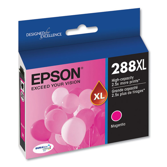 EPSON AMERICA, INC. T288XL320S T288XL320-S (T288XL) DURABrite Ultra High-Yield Ink, 450 Page-Yield, Magenta