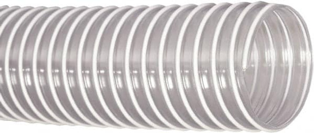 Flexaust 8211050050 Duct Hose: Polyvinylchloride, 5" ID, 16 Hg Vac Rating, 17 psi