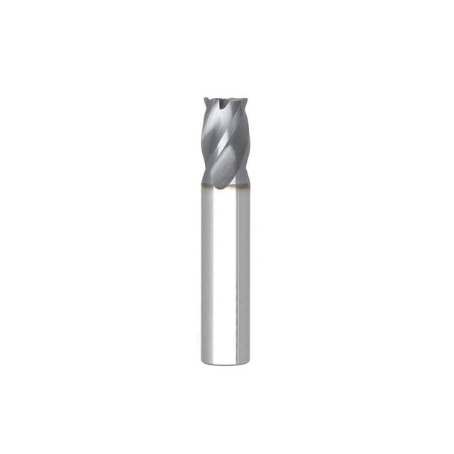 Niagara Cutter 03084078 Corner Radius End Mill: 1/4" Dia, 1/2" LOC, 0.02" Radius, 4 Flutes, Solid Carbide