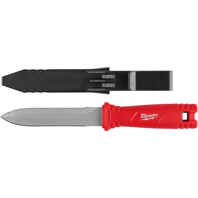 Milwaukee Tool 48-22-1927 Fixed Blade Knives; Trade Type: Duct ; Blade Type: Smooth; Serrated ; Blade Material: Stainless Steel ; Blade Length: 6 ; Overall Length: 10.71 ; Handle Material: Polypropylene