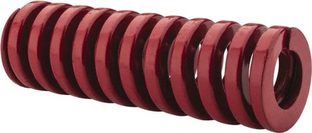 Dayton Lamina 9-1612-26 Die Spring: 1" Hole Dia, 1/2" Rod Dia, 3" Free Length, Red