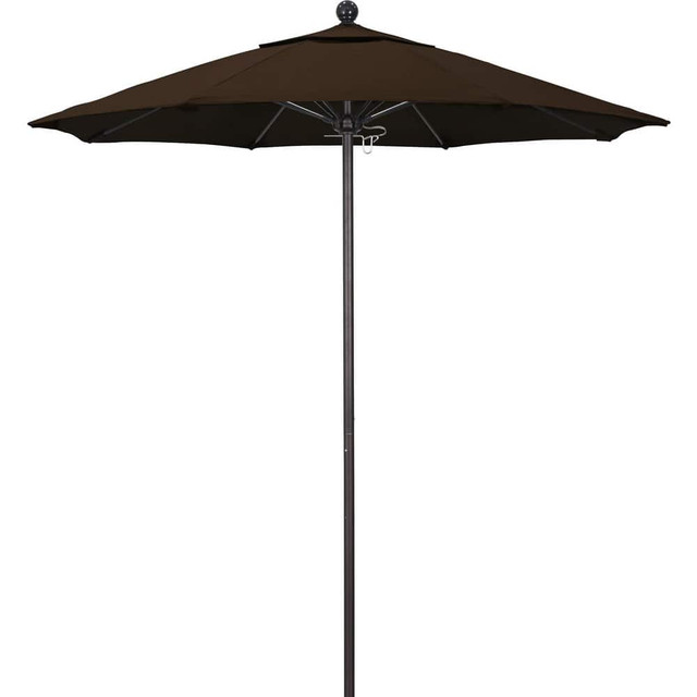 California Umbrella 194061620472 Patio Umbrellas; Fabric Color: Mocha ; Base Included: No ; Fade Resistant: Yes ; Diameter (Feet): 7.5 ; Canopy Fabric: Pacifica