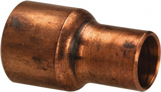 Mueller Industries W 01011 Wrot Copper Pipe Reducer: 1/4" x 1/8" Fitting, C x C, Solder Joint