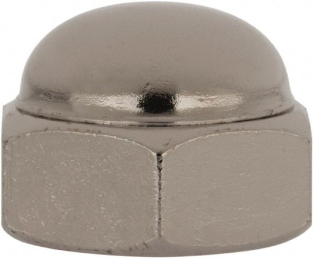 Value Collection DNI050P5-050BX 1/2-13" UNC, 3/4" Width Across Flats, Nickel Plated, Steel Acorn Nut