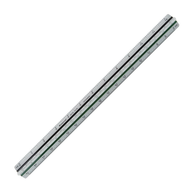 STAEDTLER-MARS GMBH & CO KG 987M1834BK Staedtler Professional Engineers 12in Triangular Scale STAEDTLER-MARS GMBH & CO KG 987M1834BK Staedtler Professional Engineers 12in Triangular Scale