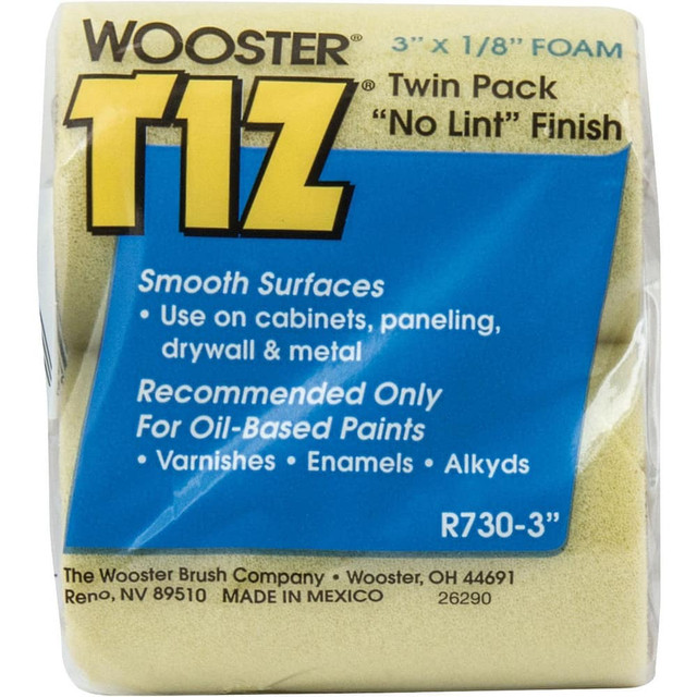 Wooster Brush R730-3 Paint Roller Cover: 1/8" Nap, 3" Wide