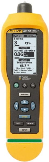 Fluke FLUKE-805 FC 10Hz to 1kHz (mm), LCD Vibration Meter