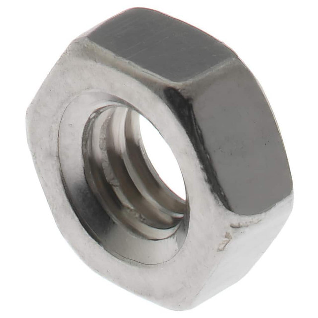 Value Collection 172 Hex Nut: M4 x 0.70, Grade 18-8 & Austenitic Grade A2 Stainless Steel, Uncoated