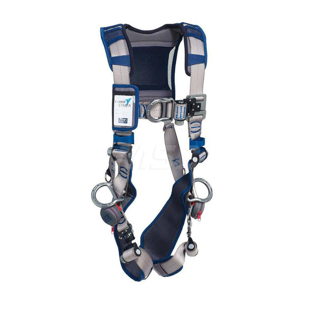 DBI-SALA 7100225134 Fall Protection Harnesses: 420 Lb, Vest Style, Size X-Large, For Climbing & Positioning, Polyester, Back Front & Side