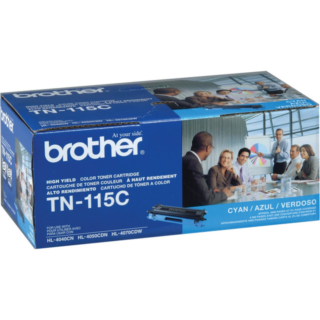 BROTHER INTL CORP Brother TN115C  TN-115 Cyan Toner Cartridge, TN-115C