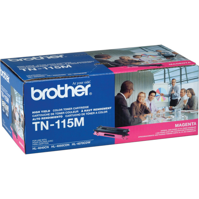 BROTHER INTL CORP TN115M Brother TN-115 Magenta Toner Cartridge, TN-115M