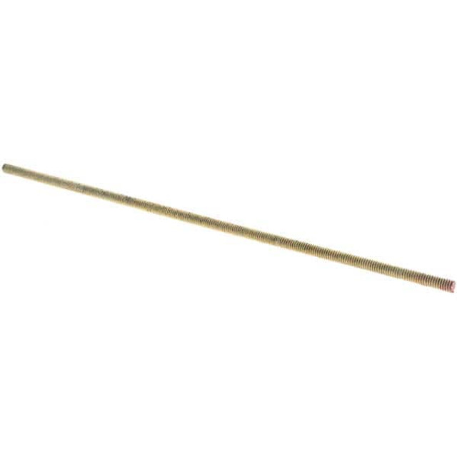 Value Collection 36665 Threaded Rod: 1/4-20, 12" Long, Low Carbon Steel